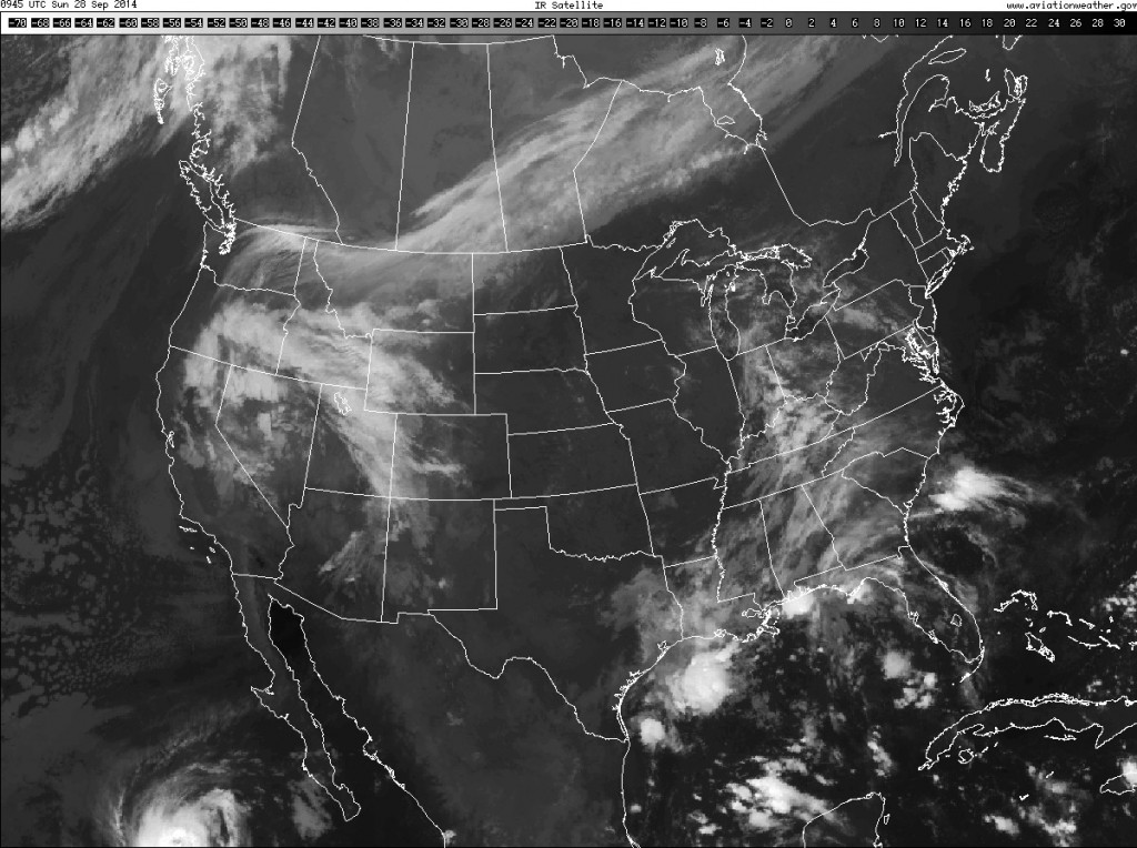 Morning mid and high level cloudiness should give way to increasingly sunny conditions this afternoon.