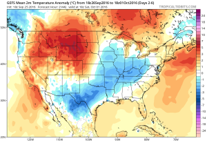 An unseasonably cool week is dialed up.