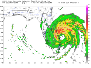 Forecast radar 1a Friday.