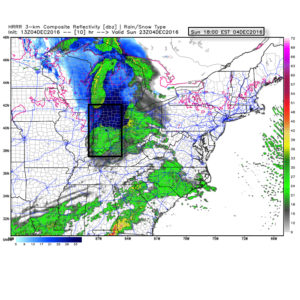 6p forecast radar