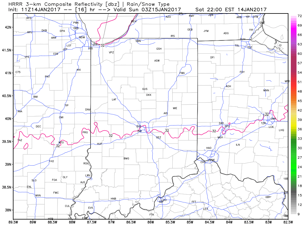 10p forecast radar